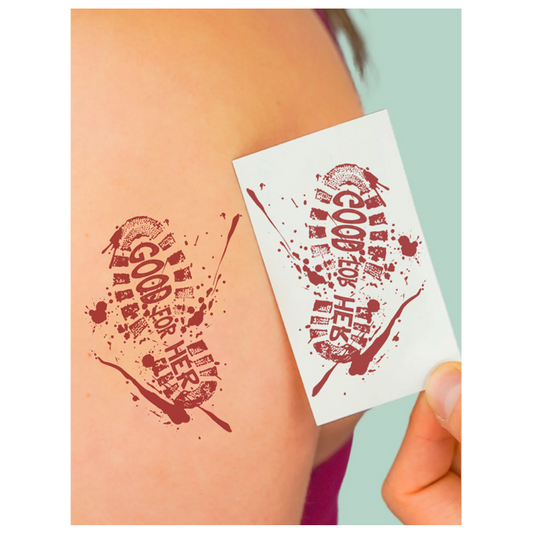 Good For Her Temporary Tattoo